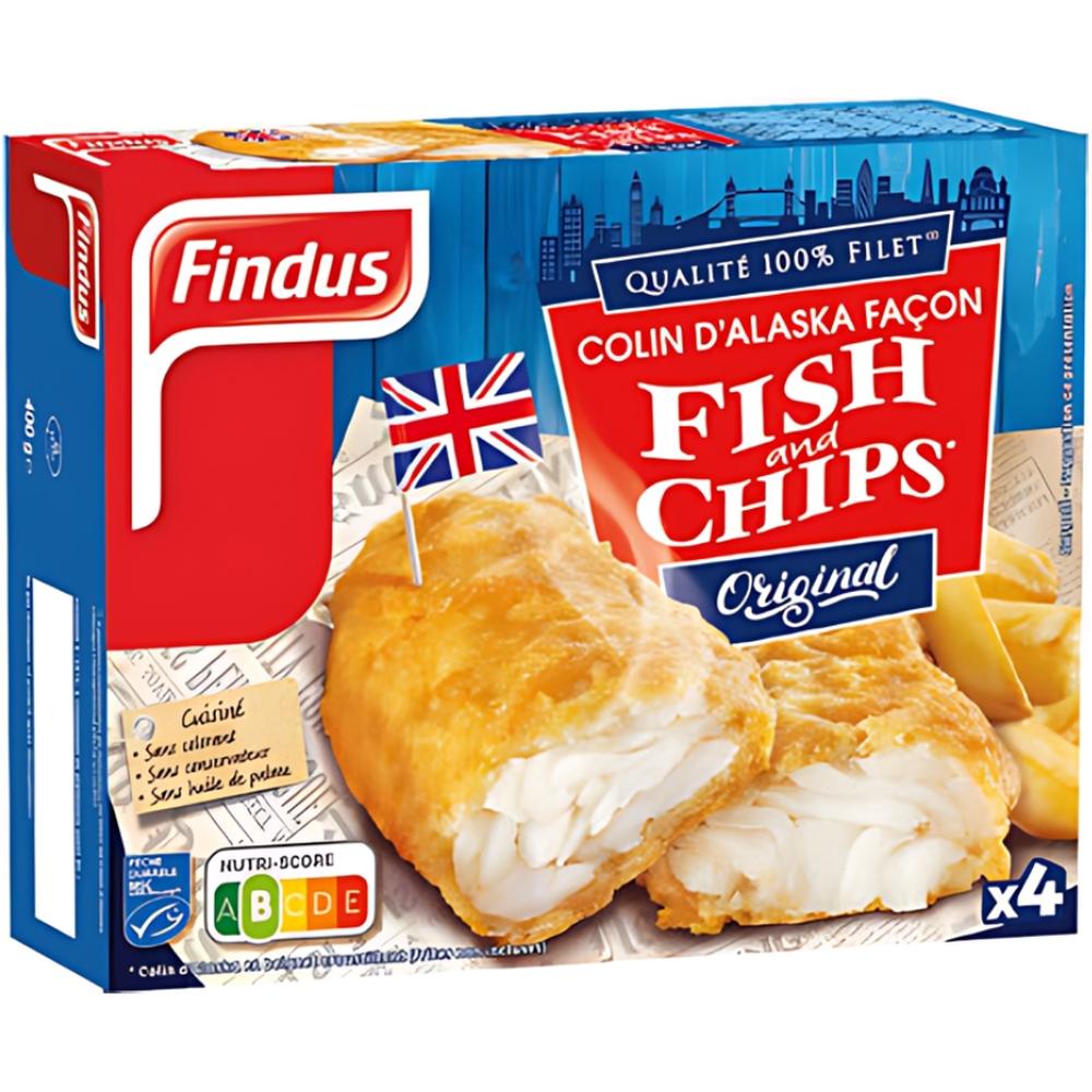 [666570] Filet de Colin Façon Fish and Chips Findus 400g