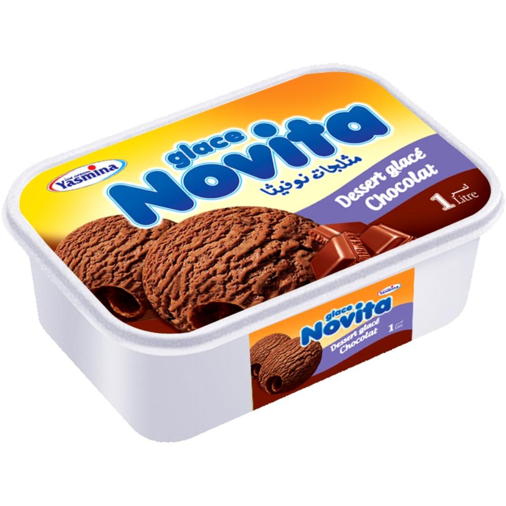 Crème Glacée Novita Chocolat Bac Yasmina 1L