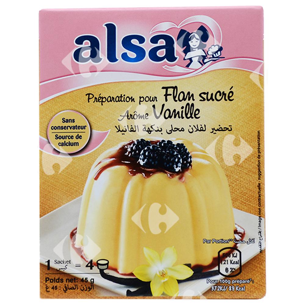 [6015] Flan à Préparer Vanille Alsa 16g.