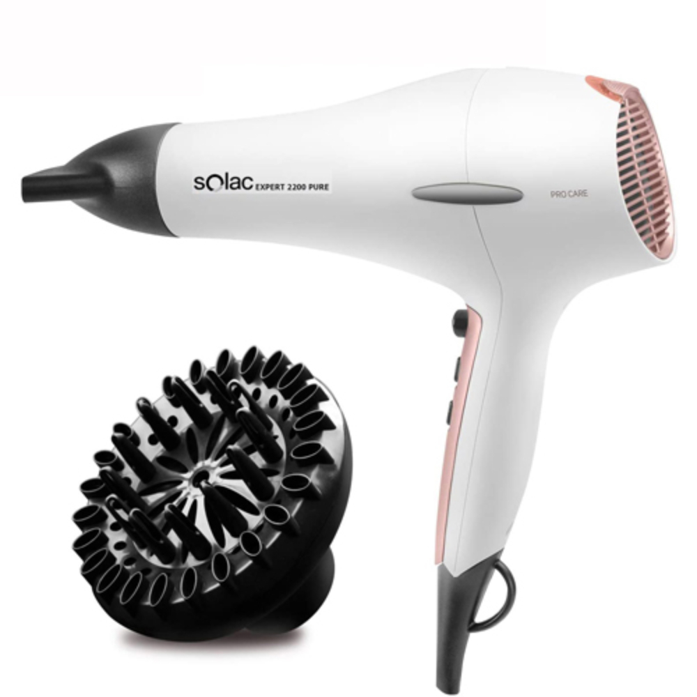 [708057] Sèche-cheveux Expert 2200 Pure Solac.
