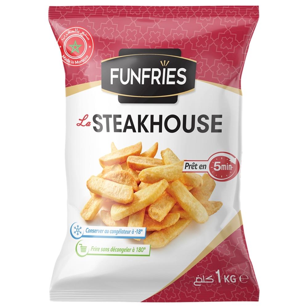 [716495] Pommes de Terre Steakhouse Funfries 1kg