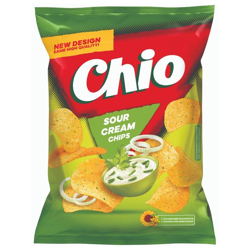 [718162] Chips Crème & Oignons Chio 75g