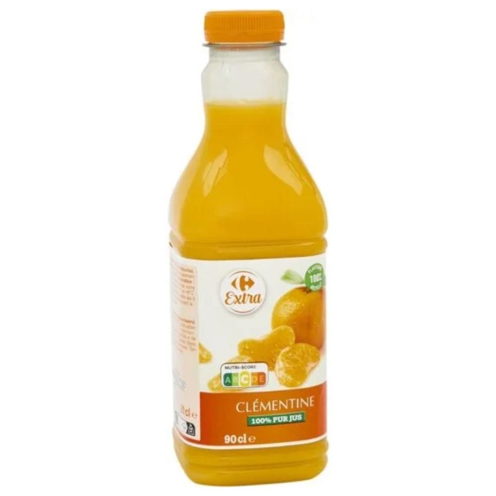 [708740] Pur Jus Clémentine en Bouteille Carrefour Extra 90cl.