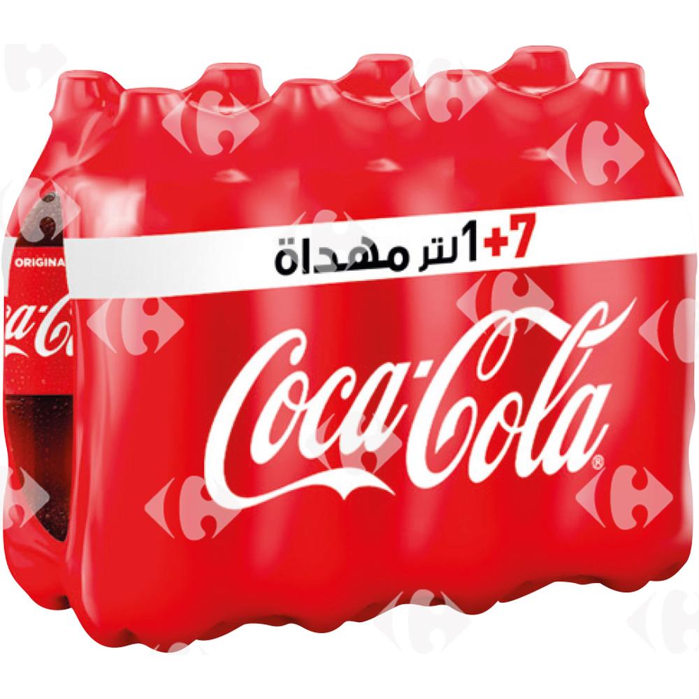 [656636] Boisson gazeuse Coca-Cola 6x1L + 1 Gratuit.