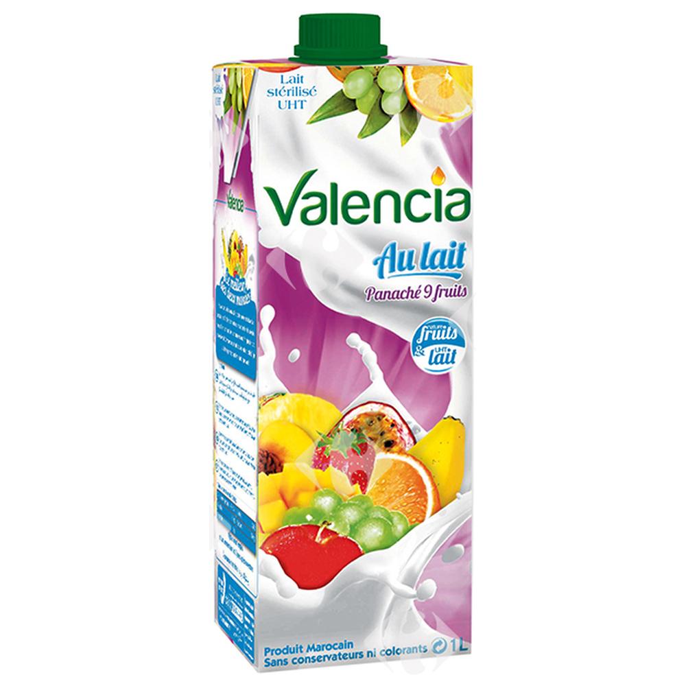 [409104] Jus au Lait Panaché 9 Fruits Valencia 1L