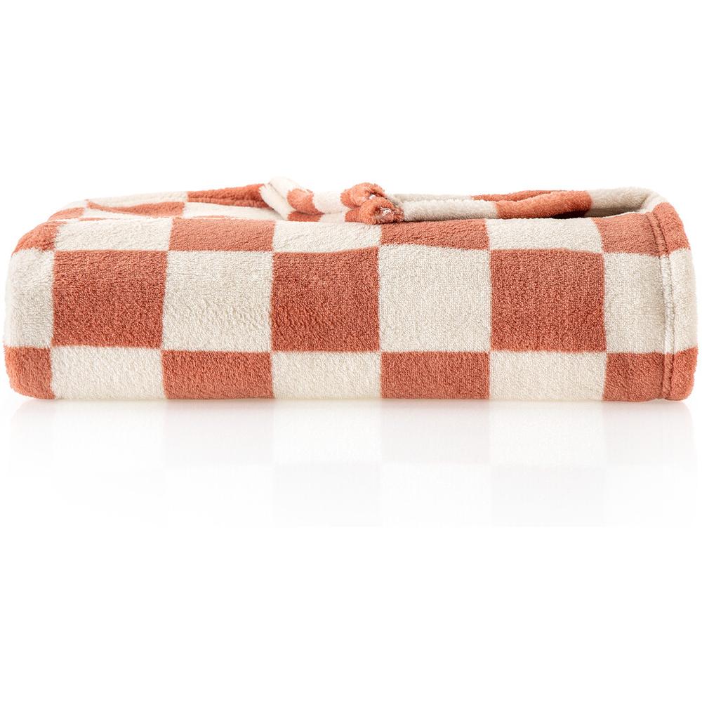 Couverture Corail Carré Terre Cuite 130x160cm
