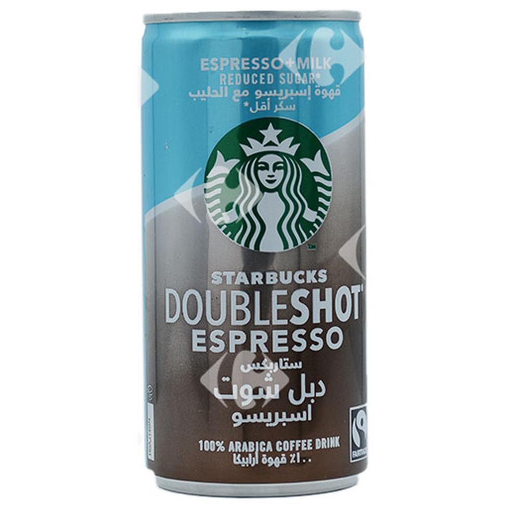 [644345] Café Glacé Espresso sans Sucre Doubleshot Starbucks 20cl