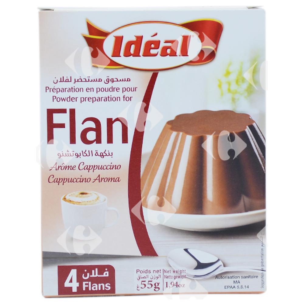 [370005] Flan à Préparer Cappuccino Idéal 55g