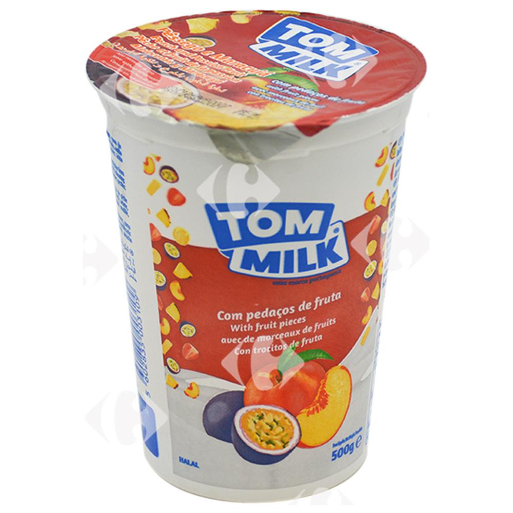 Yaourt Brassé Pêche et Passion Tom Milk 500g