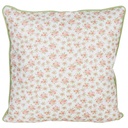 Coussin All Over Fleurs Rose Kasa 45x45 cm