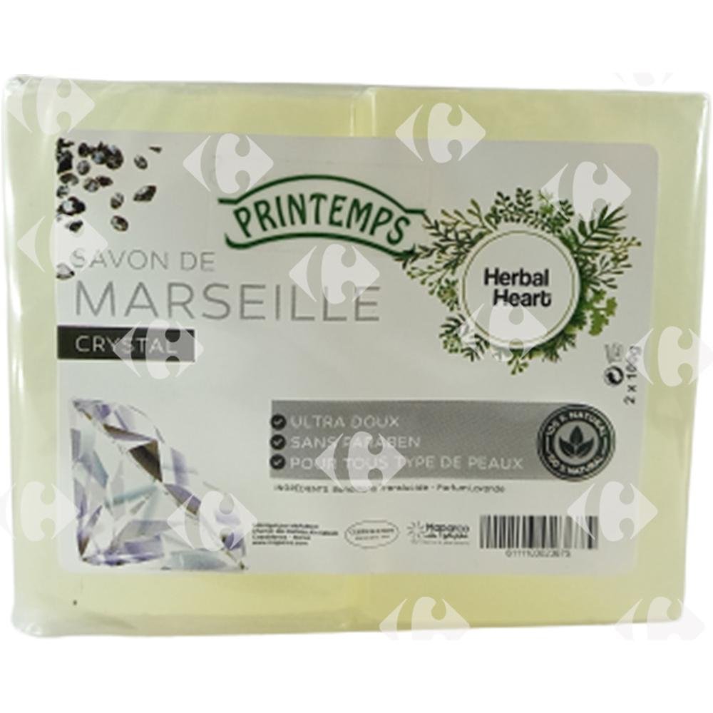Savon de Marseille Printemps Cristal 2 unités