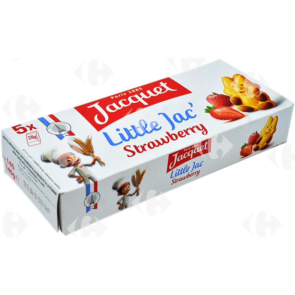 [636134] Cake Little Jac Strawberry Jacquet 140g