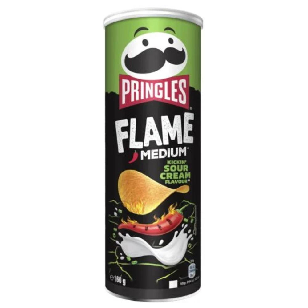 Chips Tuiles Flame Crème et Oignon Pringles 160g