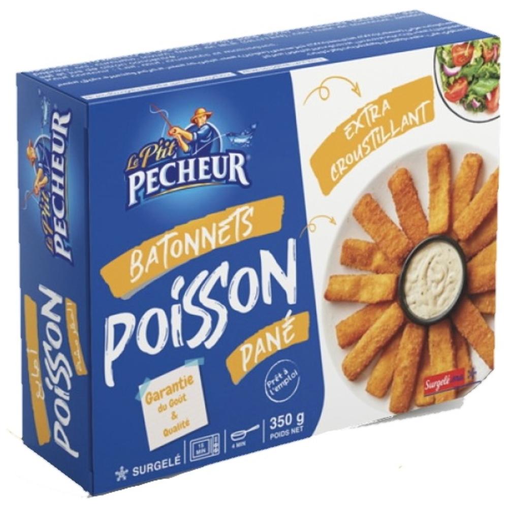 Bâtonnets de Poisson Pané Le P'tit Pêcheur 350g