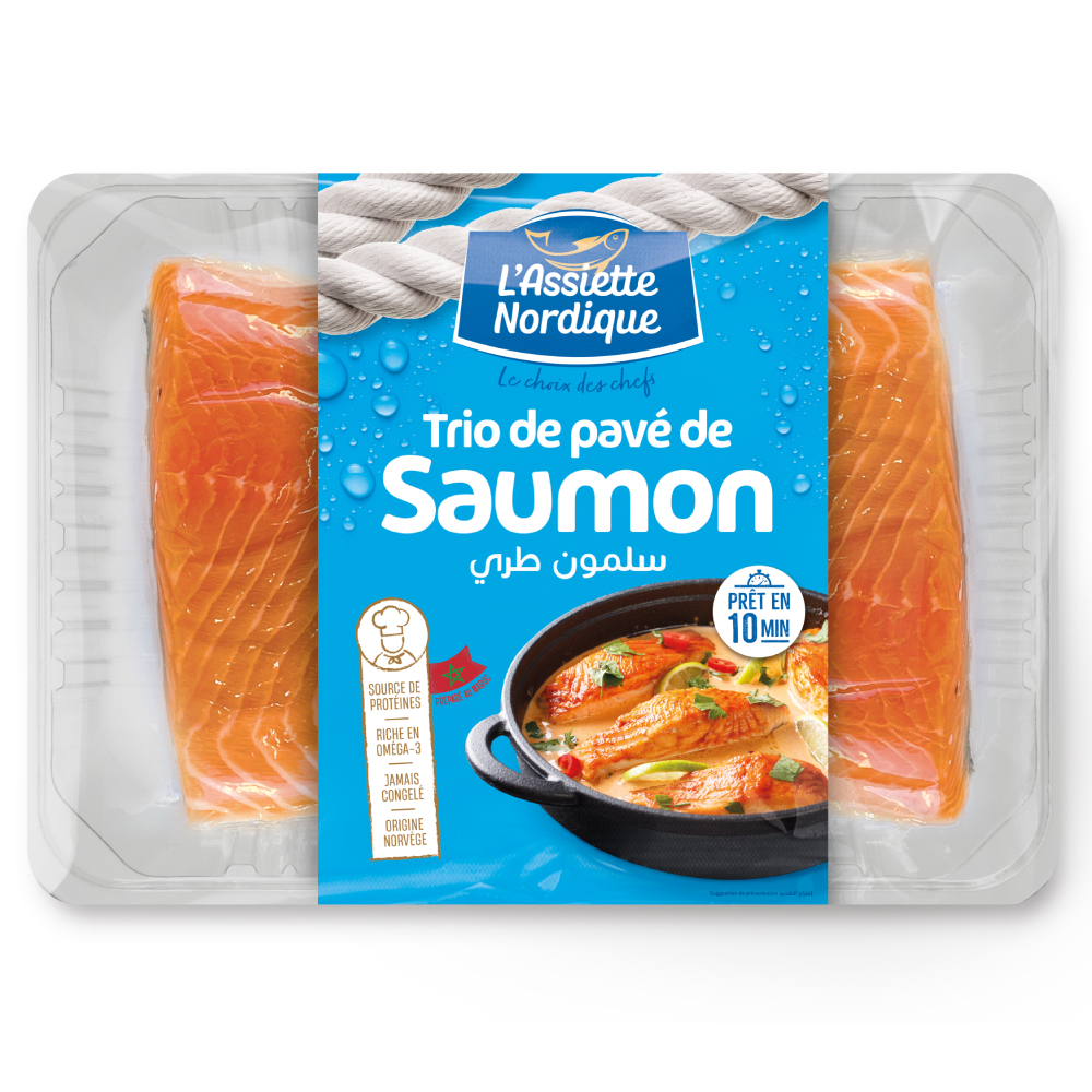 [727297] Pavés de Saumon Trio L'Assiette Nordique 300g