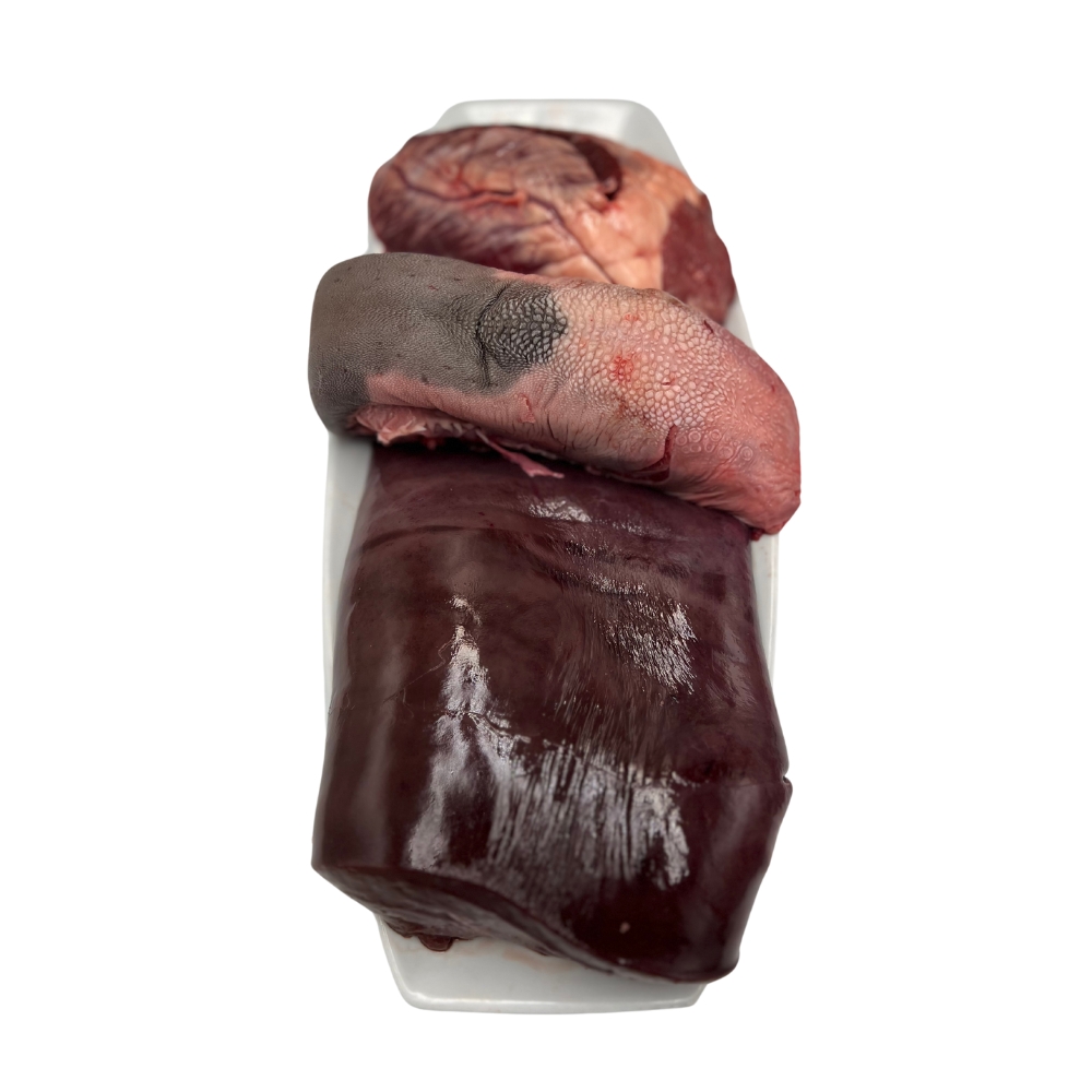 Foie de Bœuf avec Cœur et Langue 250g