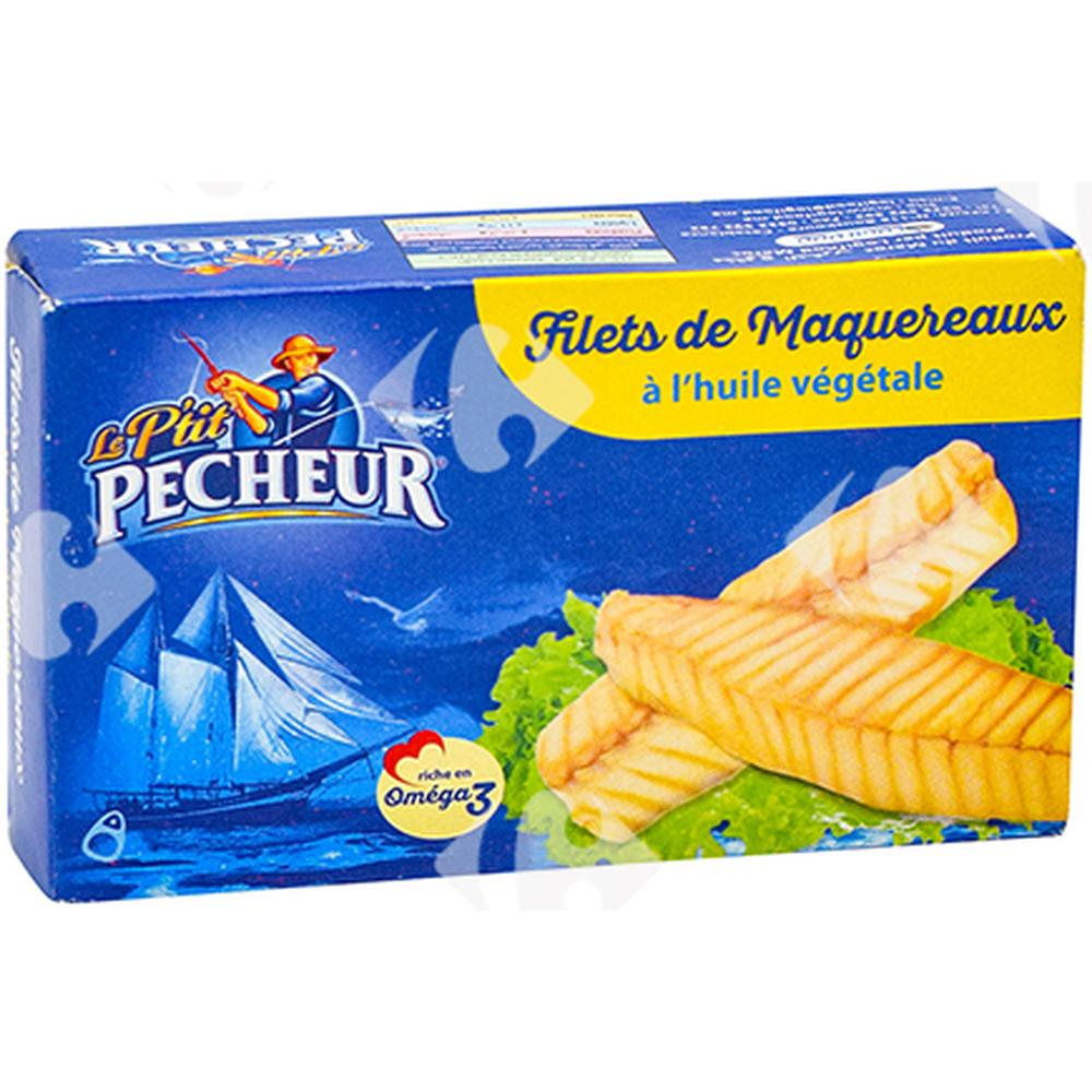 Conserve de Thon Entier à l'Huile Végétale Le P'tit Pêcheur 80g