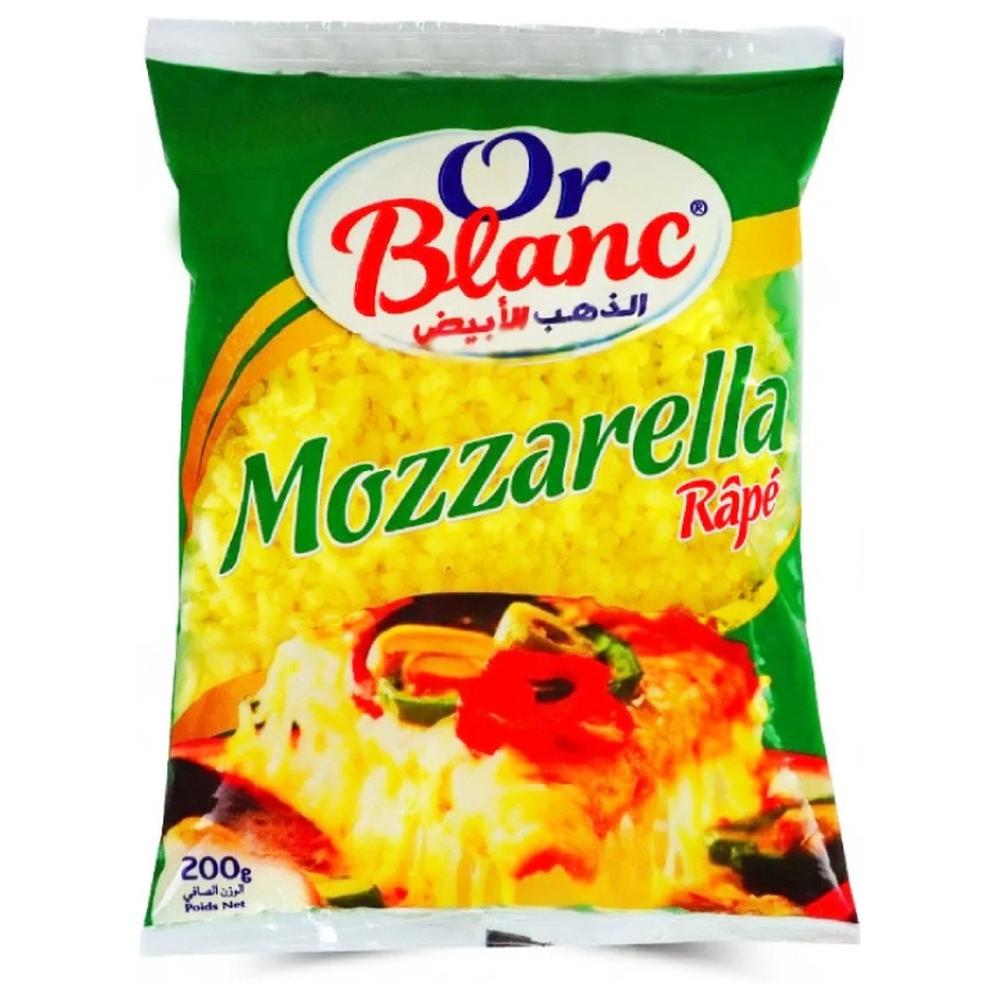 [375159] Fromage Mozzarella Râpée 38% Mg Or Blanc 200g