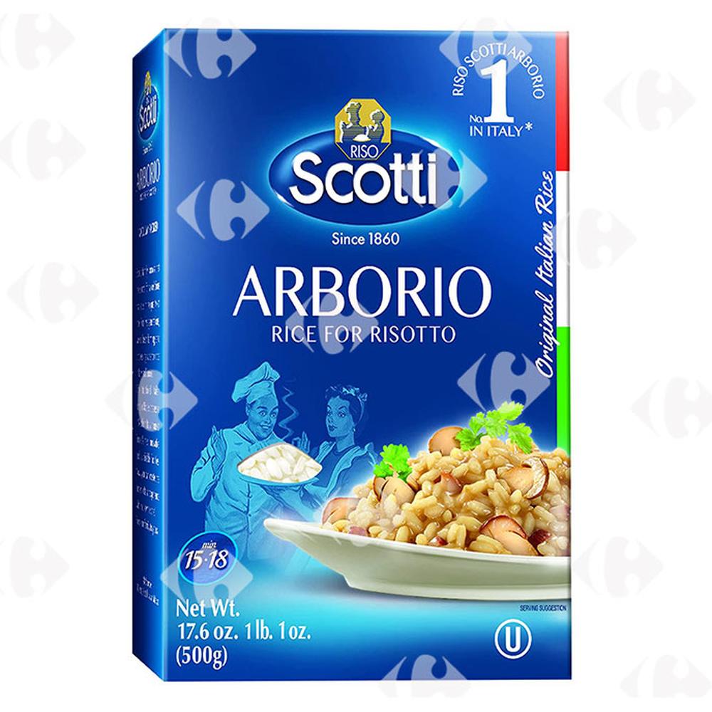 [376480] Riz Risotto Arborio Scotti 500g