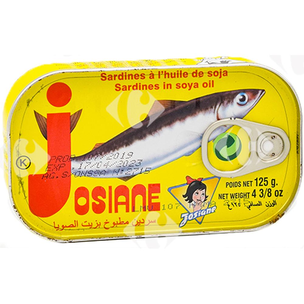 Conserve de Sardines à l'Huile de Soja Josiane 125g