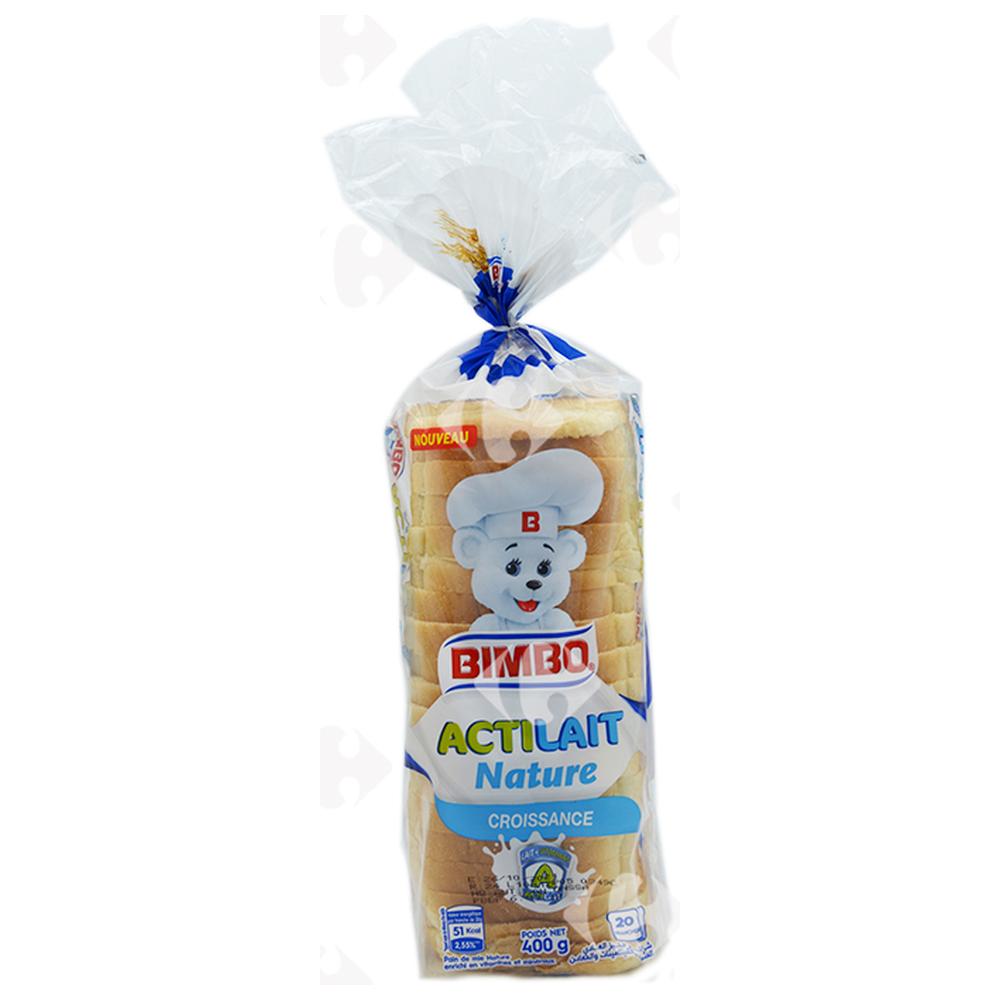 [631061] Pain de Mie Actilait Croissance Bimbo 20 tranches 400g