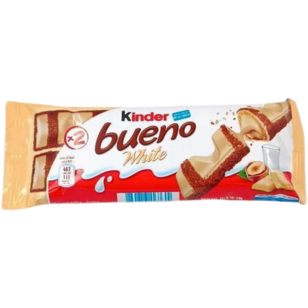 [227499] Barres de chocolat Blanc Kinder Bueno 43g