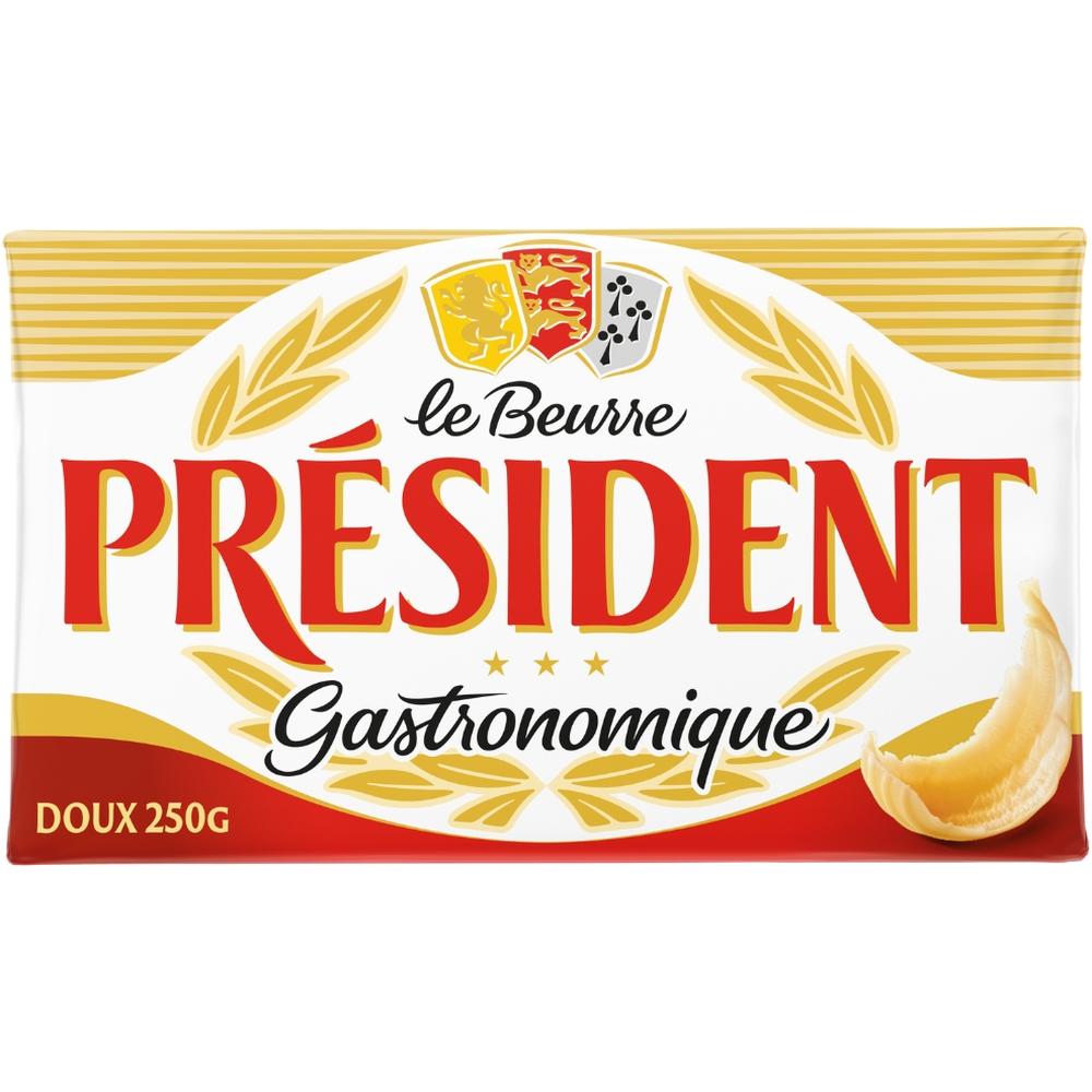 [18987] Beurre Doux Plaquette Président 200g