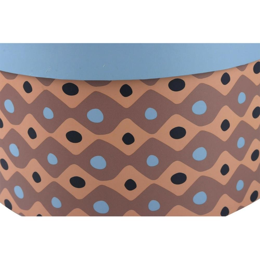 Boîte en Carton Ronde Géométrique Moyenne Kasa 20 x 20 x 12 cm