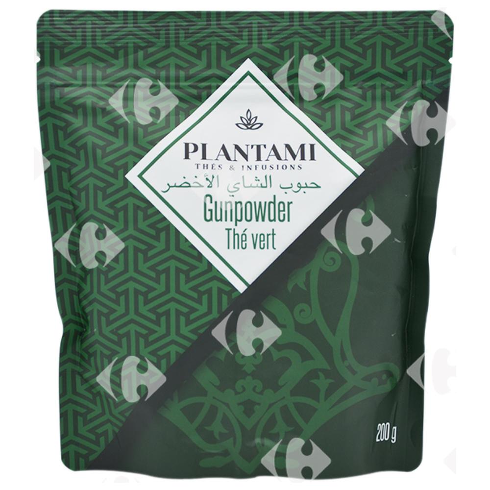 [615525] Thé Vert en Grains Gunpowder Plantami 200g