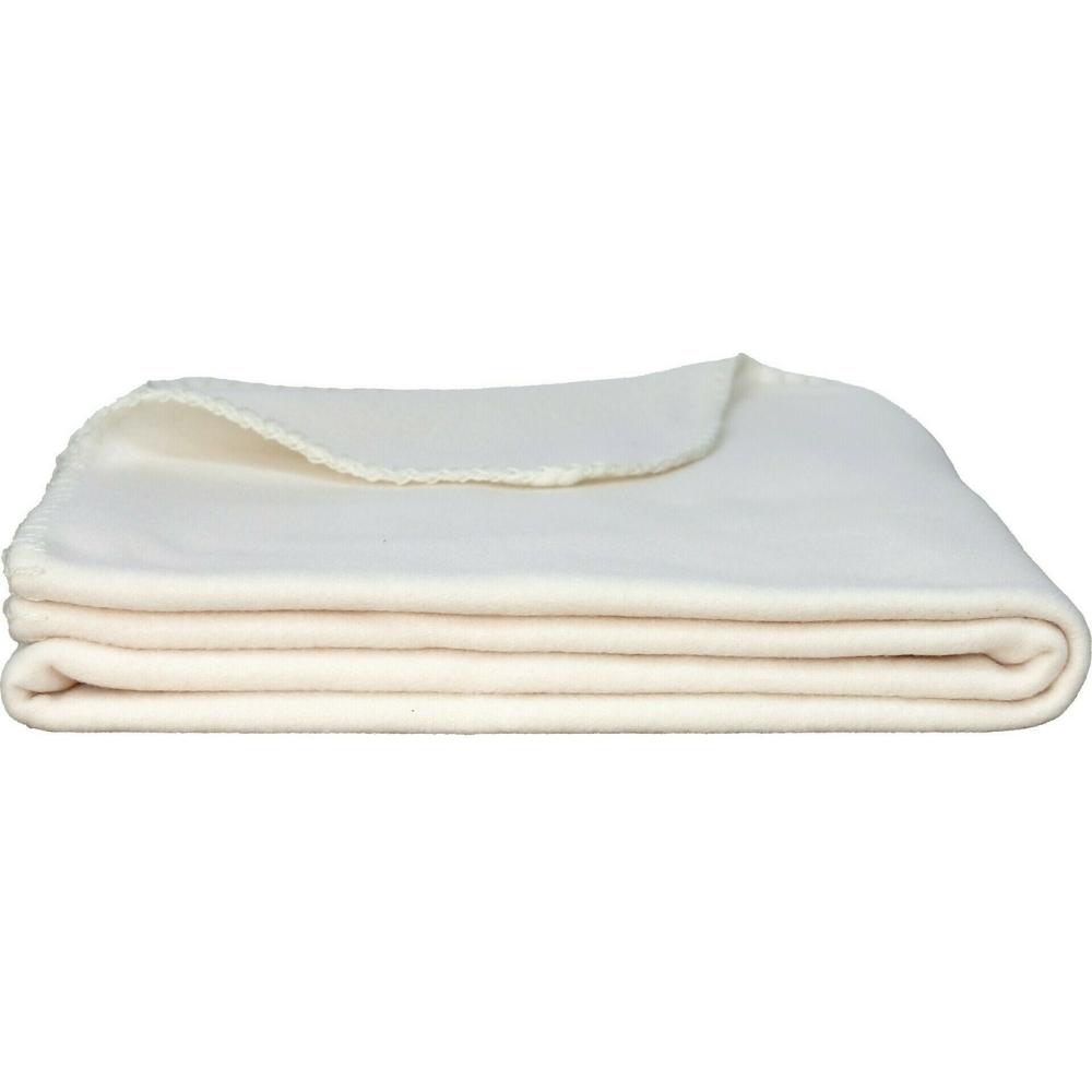 [721704] Couverture Polaire Beige Kasa 130x160 cm