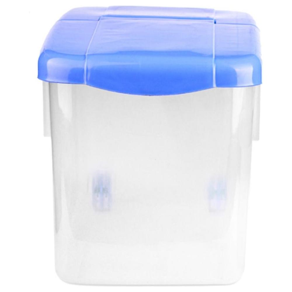 [699381] Boîte Alimentaire Rectangulaire en Plastique à Roulette 5kg
