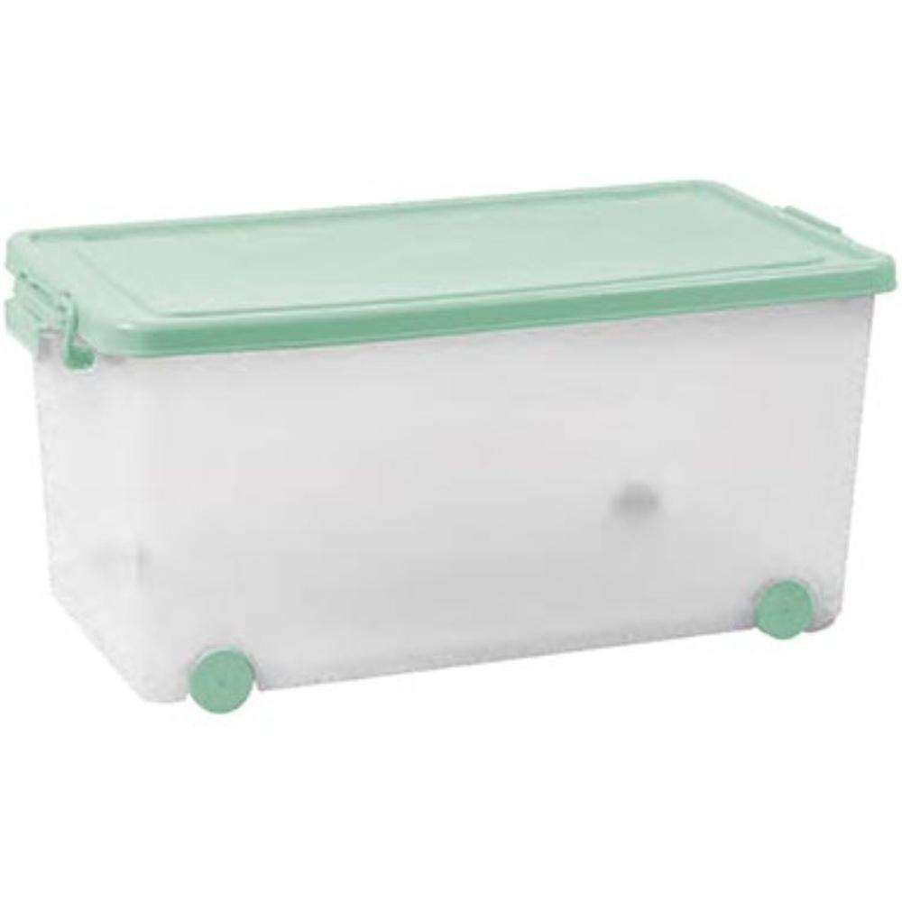 [148606] Boîte avec couvercle Pionner et Roulettes MEDIO 36L