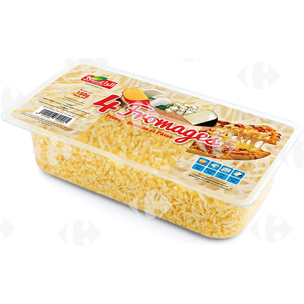 [572139] Mélange de 4 Fromages Râpés Le Berger 150g