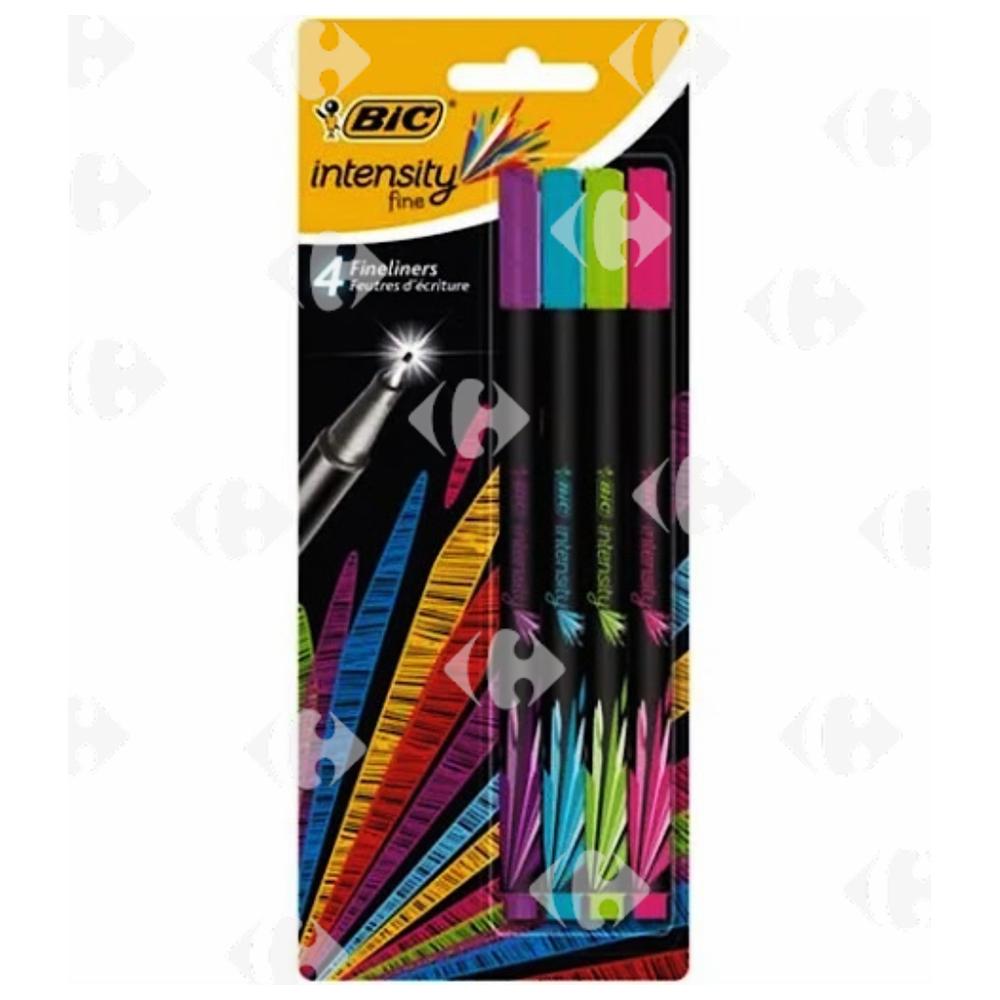 Feutre d'Écriture Intensity Fine BIC 4 unités