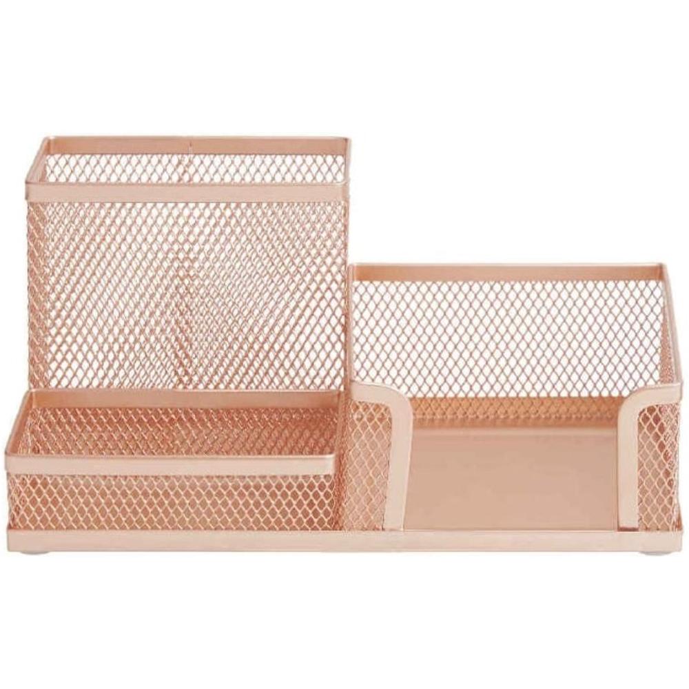 [718466] Organisateur de bureau en or rose