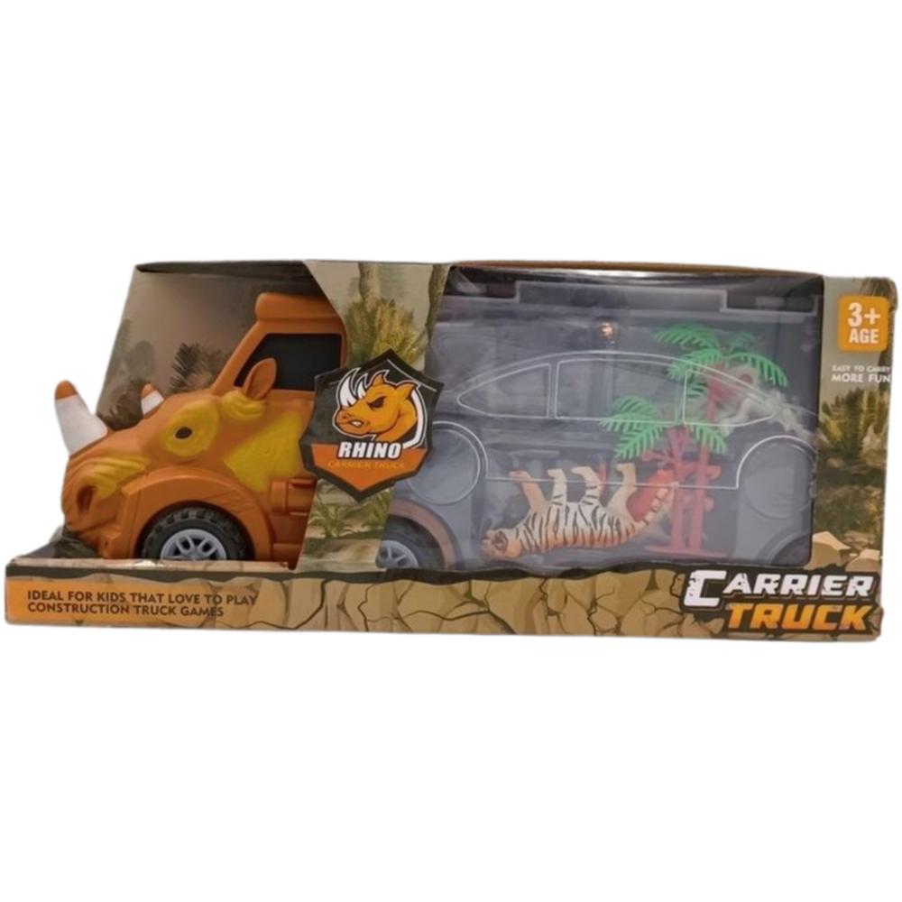 [708561] Camion Friction avec Animal Carrier