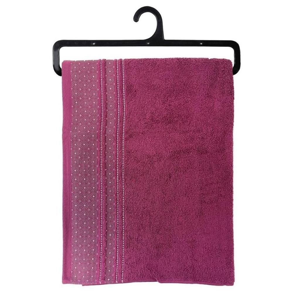 [717385] Drap de Bain Violet Tex Home 100x150 cm