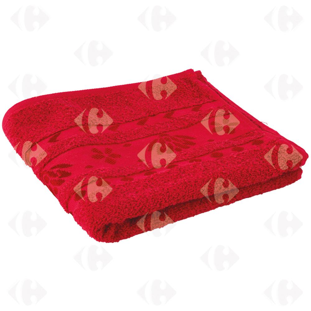 Serviette de Bain Bordeaux 50x90cm.
