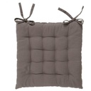 Galette de Chaise Taupe Tex Home 38x38 cm