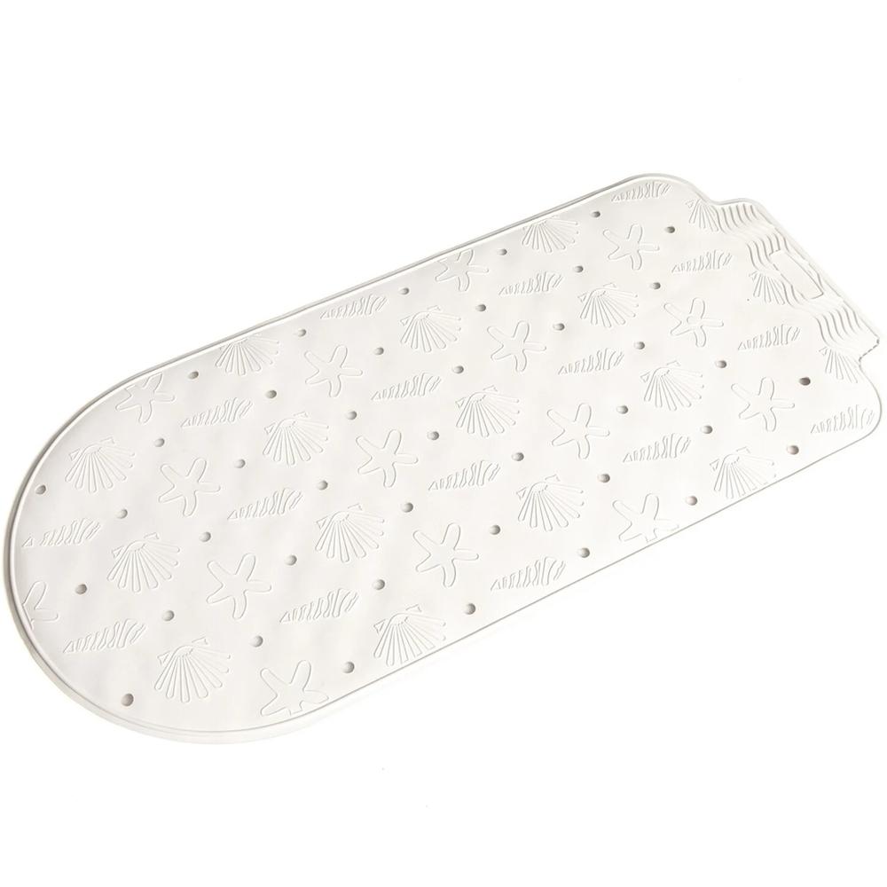 [156080] Tapis de Bain Carrefour Blanc 72x36cm.