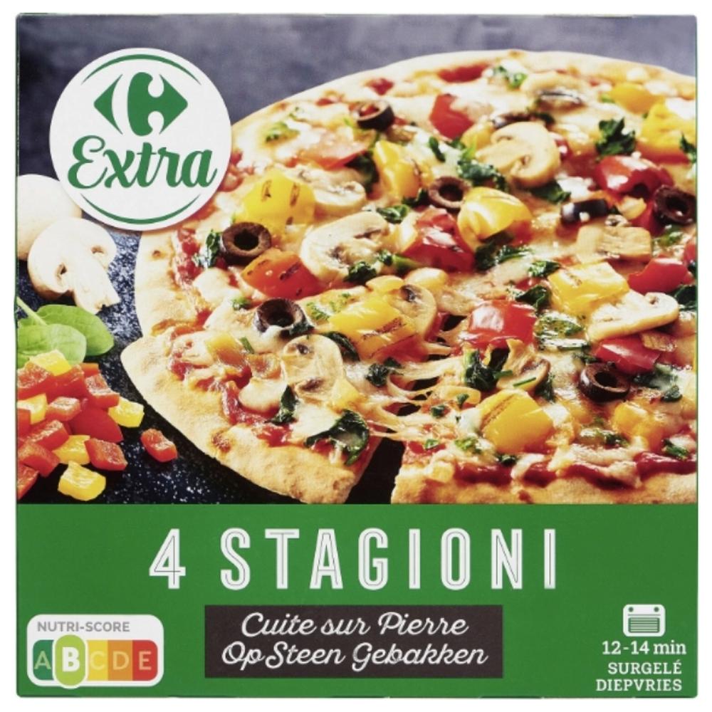 [634536] Pizza Pêcheur Cuite au Four en Pierre Carrefour 400g