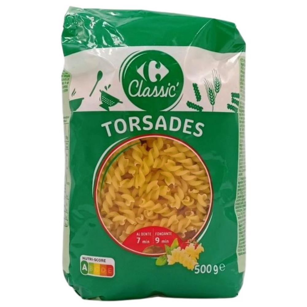 [189275] Pâtes Fusilli Carrefour Classic 500g