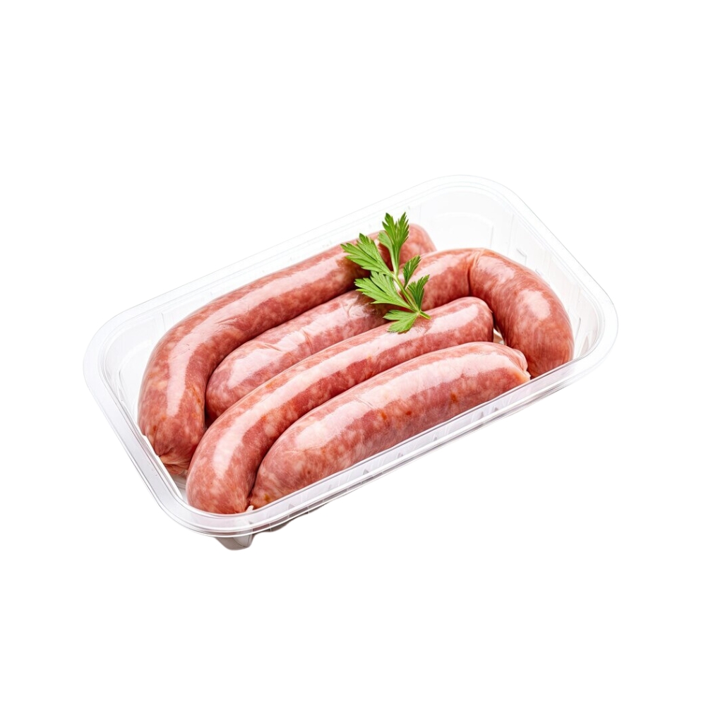 Saucisses de Poulet en Barquette 500g.