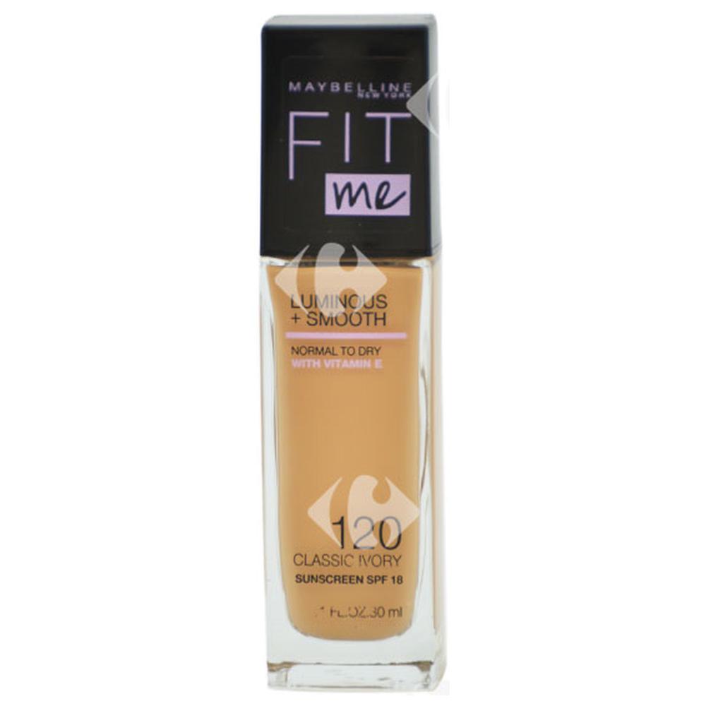 [367524] Fond de Teint Fit Me 120 Ivoire Classique Maybelline.