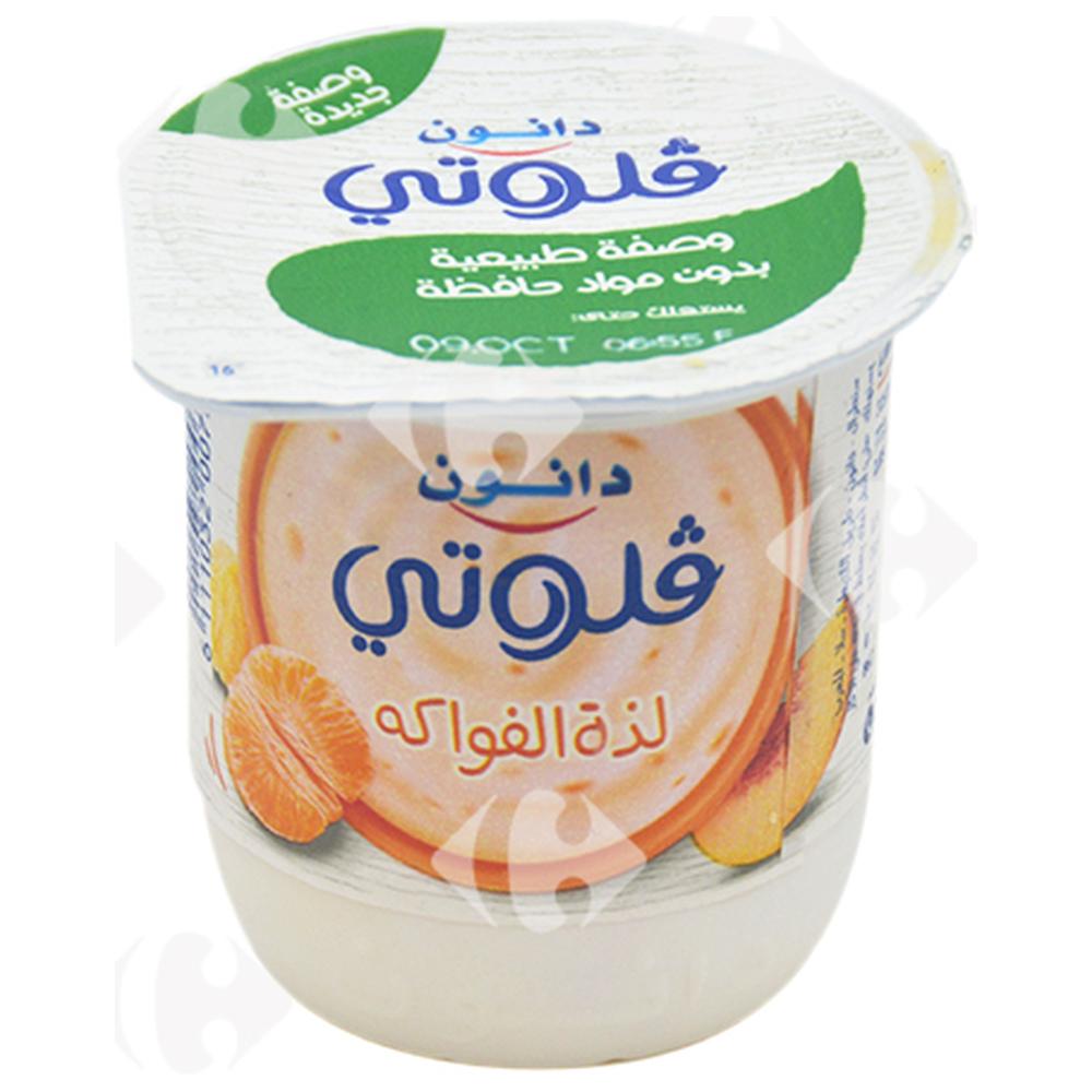 [628456] Yaourt Brassé Salade de Fruits Velouté Danone 110g.