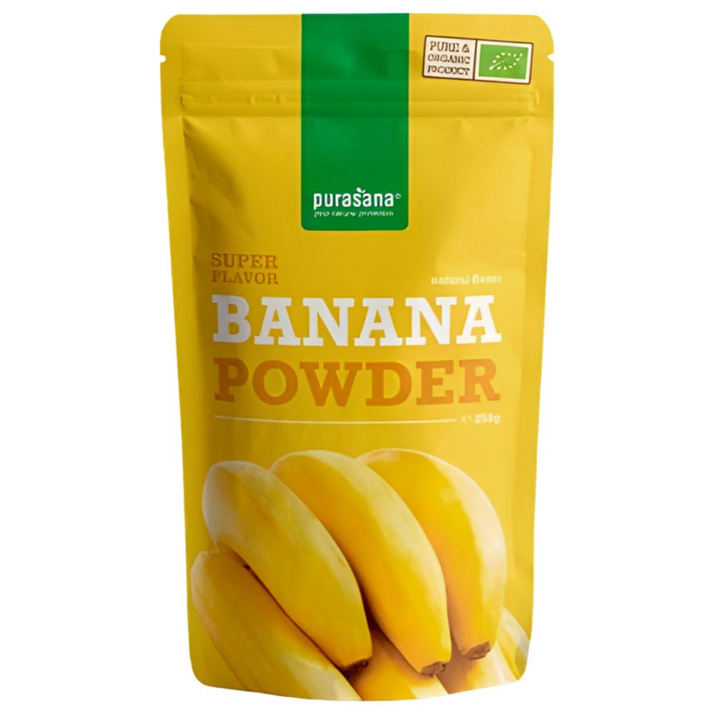 [713760] Poudre Protéinée Banane Bio Purasana 250g.
