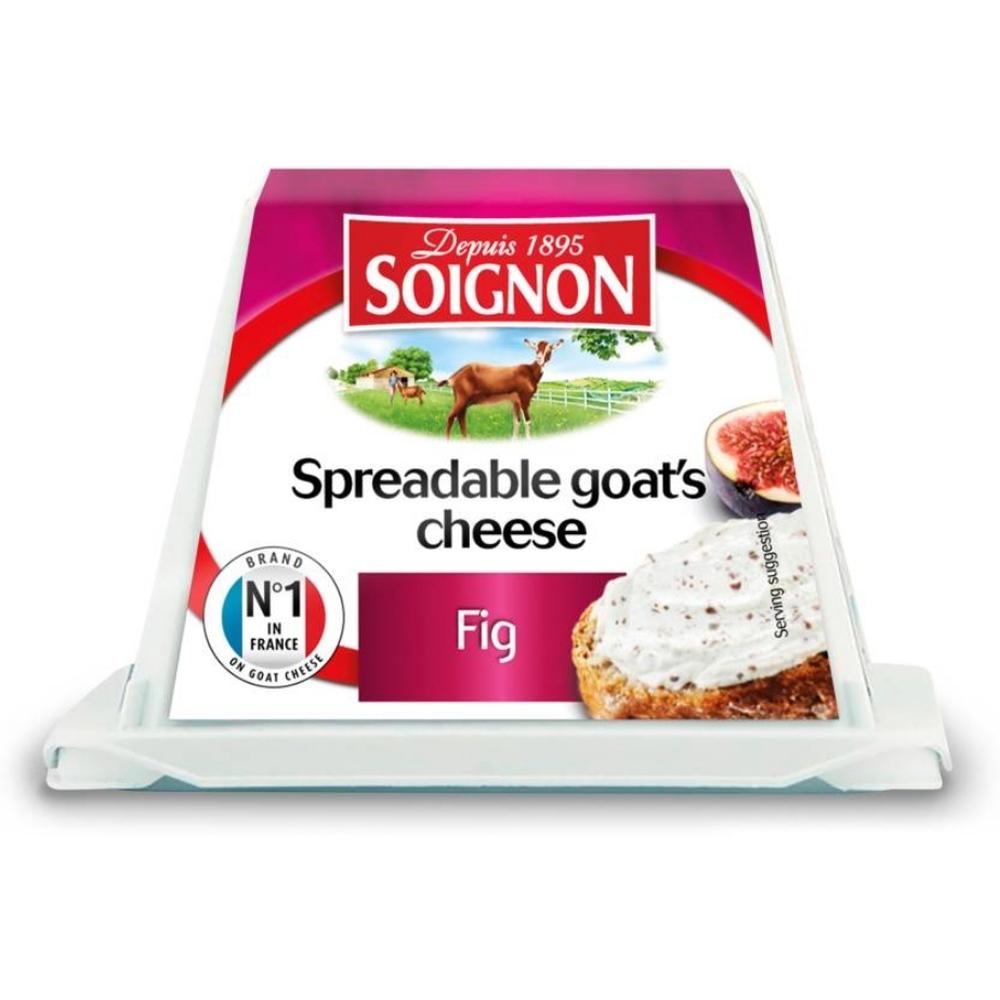 [699226] Fromage de Chèvre à Tartiner Pyramide Figues Soignon 150g