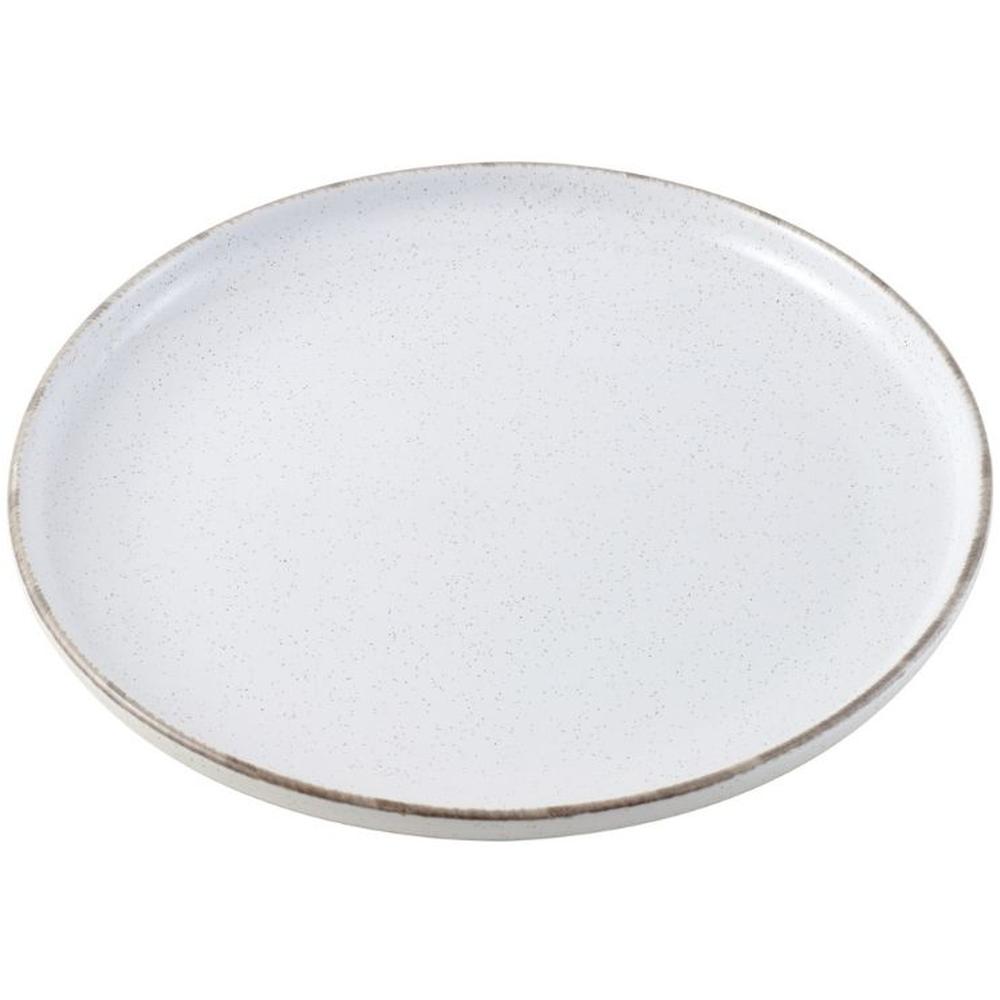 [716692] Assiette Plate en Porcelaine Ronde Grandola Blanche Kasa 27cm 