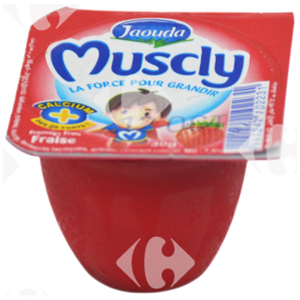[74867] Fromage Frais Fraise Muscly Jaouda 30g.