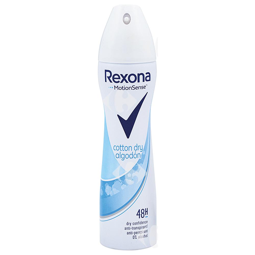 Atomiseur Anti-Transpirant Coton Dry Rexona 200ml.
